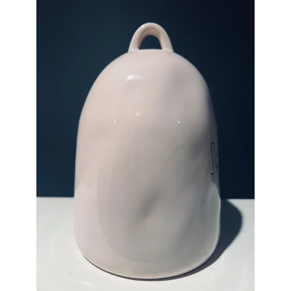 Rae Dunn “Dome Sweet Dome” Birdhouse – Blush Pink Ceramic Farmhouse Collectible